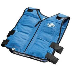 6626-b Techniche Fire Resistant Cooling Vest Blue Banwear Cotton 2xl