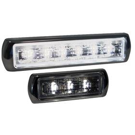 M30-wb060-1 Tecniq White Marine Steady Burn 6 Led Clear Lens - 1ea