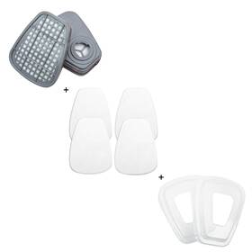 M100-f Tesoro Moda Replacement Carbon Filters For Respirator Masks Pair Protective Air Filtrat
