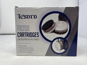 S-100-f Tesoro Moda Replaceable Filter Cartridges Set - P-a-1 Ldy3 Dual Respirator Filters Fits
