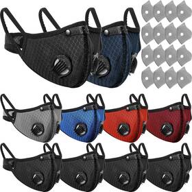 Jyd-threlaco-2038 Threlaco 10 Pcs Dust Mask Breathable Reusable Adjustable Respirator With 40 Activ