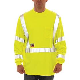 S85522 Tingley Job Sight Fr Long Sleeve T-shirt Yellow 3xl