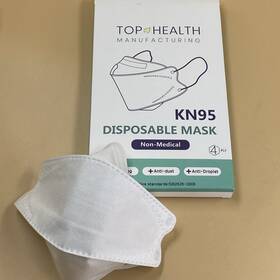 Otb00045 Top Health Protective Kn95 Face Mask - 6 Pack With Adjustable Fitting Band