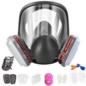 2091 Toyone 6800 6001 Reusable Full Face Respirator Mask Gas With Filters 6001&2091 Bayo