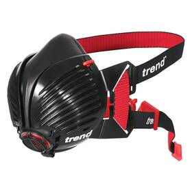 Trend 027654058640 Air Stealth Dust Mask Half With Replaceable Twin Hepac Filters For Woodwork