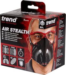 F01.1.010 Trend Air Stealth N100 Niosh Safety Respirator Non-allergenic Mask Size Sm-med