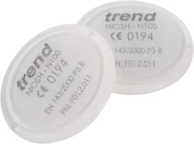 N100 Trend Stealth/1 Replacement Filters 1 Pair For Half Mask Niosh