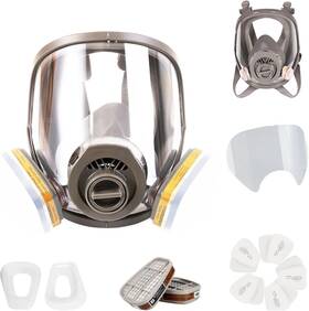 Trudsafe 445016689635 25 In 1 Full Face Respirator Cover For Painting Sparying Organic