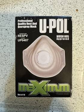 Up0407 U-pol Respv / N95 3 Layer Filtration Lot Of 19 Pieces
