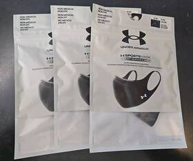 Under Armour 195253111266 Underarmour Sportsmask - Quantity Of 3 Gray Adult Sm