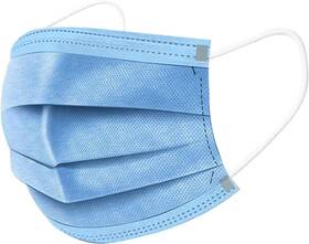 Otb00111 Unifandy Disposable Face Masks Pack Of 100 Mask 1 Count Blue