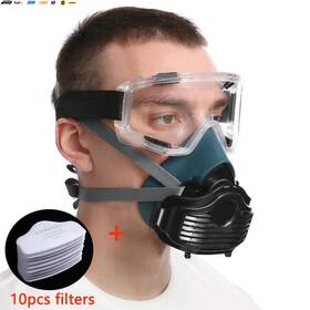 Af220715-1 Usa-viralfinds Silicone Dustproof Mask Suitable For Spray Paint House Decoration Grinding Dust