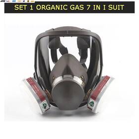 Pm006n Usa-viralfinds Gas Mask Acid/organic/ammonia 6800 Full Face Respirator Paint Chemical Pest