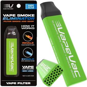 Vape Vac 850055453739 Vapevac Registered Amz Brand Pocket-sized Personal Air Filter For Discr