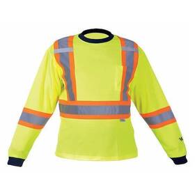6015g-m Viking Safety Poly/cotton Ls T-grn