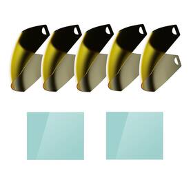 B120502a Vorito 5pcs Outer Replacement Lens Cover For Vr-b12