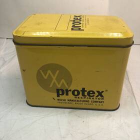 7500-7 Walsh Textron Vintage Welsh Protex Respirator Vapor Mask And 2 Filter