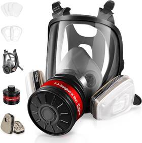 Weidahh 726084974883 Full Face Respirator Mask Gas Masks Survival Nuclear And Chemical With