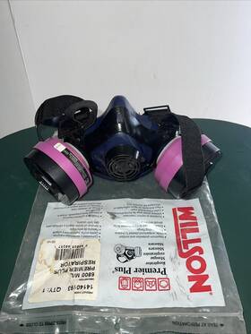 14140193 Wilson Willson Premier Plus Respirator 6800 M/l Wide Wraparound Pleat Face-pc
