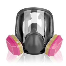 60926 Wjjwff 702732607273 Full Face Respirator Mask - Gas With Activated Carbon Air Filter F