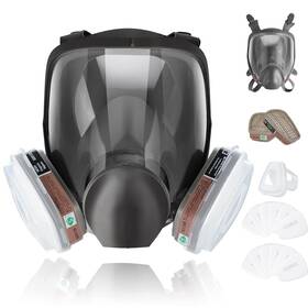 Wjjwff 739361193891 Full Face Respirator Mask With Filters Reusable Gas Ag