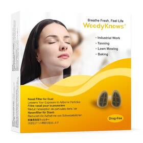 Dunf2024 Woodyknows Nasal Filters S/m/l/xl - 1 Filter 2 Replacements For Dusty Activities