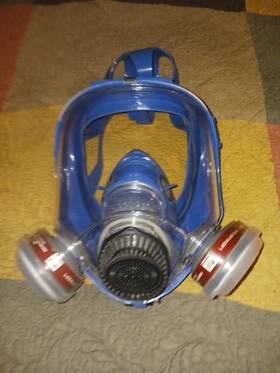 B0855mwjfg Workcare Full Face Reusable Respirator Mask