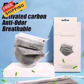 Wownova 714243885521 5-ply Disposable Face Mask Breathable Filter 20 Count Pack Of 1 Pcs