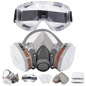 Wytcyic 709345661616 Reusable Half Face Respir Tor Gas Cover Organic Vapor Mask And Dust-proof