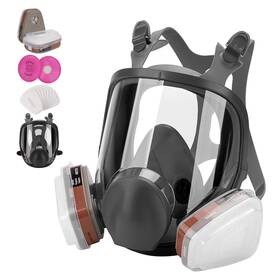 Wytcyic 709345661630 Reusable Respirator Full Face Gas Cover Organic Vapor Mask And Anti-fog For