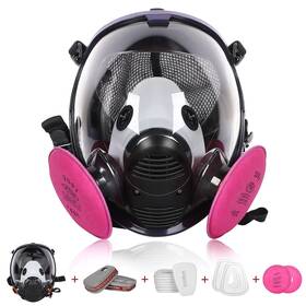 Xinbtk 749346592649 Reusable Respirator Facepiece Cover With Filters Set - Adjustable Strap For G