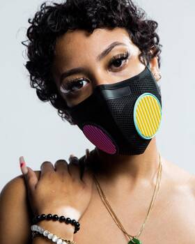 Xmsk-ac01-blk-fab Xupermask Xuperfab Mask Set With Filters