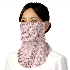 Yakenu Uv Cut Mask 562149705452 Fabric Face Cover For Outdoor Breathable Neckwear Yake-nu Cross 545 Pink