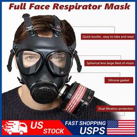 87type Yingorrs Bk40 Head Wear Industry Respirator Chemical Paint Spraying Gas Mask Us