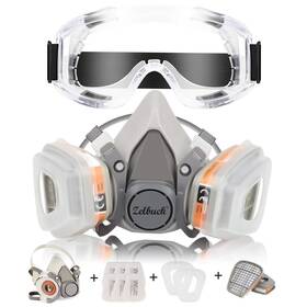 Zelbuck 822361209065 Respirator Dustproof Face Cover Half Facepiece Reusable Profession