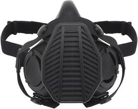 Zhongren Ma-119-black Fba Reusable Respirator Tactical Half Breath Dust Airsoft Military Face Co