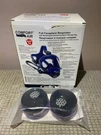 New Dentec Comfort Air Full Facepiece Respirator Mask W/ Filter Cartridges & Bag. Fixed Price $50.89.