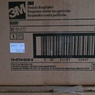 3M 8000 Particle Respirator Half Mask, Box Of 30, Mpn 70-0710-9236-8. Fixed Price $5.00.