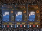 3 Pack Guardwell Copper Fit Face Protector Anti-odor Cooling Wicking Gaiter. Fixed Price $5.00.