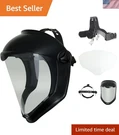 Uvex Bionic Face Shield With Clear Polycarbonate Visor S8500. Fixed Price $67.59.