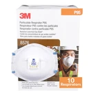 3M Particulate Respirator 8576, P95, 10-PACK, Niosh Approved, Nuisance Level. Fixed Price $97.15.