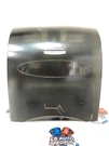Used Kimberly Clark Professional Slimroll Towel Dispenser Black W/o Key ST27. Fixed Price $20.00.