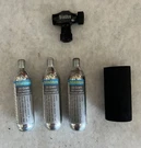Briskmore CO2 Inflator Kits With 3X 16G Cartridges, Presta And Schrader. Fixed Price $20.00.