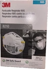 Genuine Brand New 3M 8210 N95 Particulate Respirator Masks/box EXP.2029. Fixed Price $14.00.