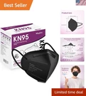 25 Pack Lightweight KN95 Masks 5-LAYER Protection Against PM2.5 For Adults. Fixed Price $30.39.