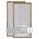 3M FPL20-2PK-24 Filtrete Synthetic Flat Panel Filter 24HX12WX1D In. (pack Of 24). Fixed Price $97.67.