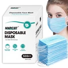 500 Pcs Blue Disposable Face Masks 3 Ply For Adults. Fixed Price $62.05.