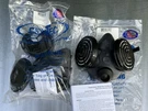 Lot Of 2 - Dentec Comfort Air 400 Reusable Rubber Half Mask N95 Respirator M/l. Fixed Price $29.99.