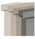 Persilux Blackout Roller Shade Cordless Linen Fabric Grey 35 W 72 Ob. Fixed Price $30.00.