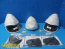 3X Maxair Papr 00731145 System Helmets W/ Battery Cables Cuff Facial Seals 28506. Fixed Price $436.99.